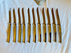 Carvel Hall Stainless Steel Steak Knives Lot Of 13 Vintage  non-surrated 8 1/2" — photo 2
