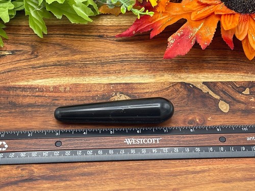 Shungite Massage Wand, Shungite Massage Stick, Reiki Massage Tool, 4'' & 6'' - Picture 8 of 9