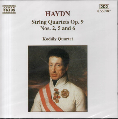 NEU: Haydn STRING QUARTETS OP. 9 NOS. 2, 5 & 6 Kodaly Quartet (C5640)