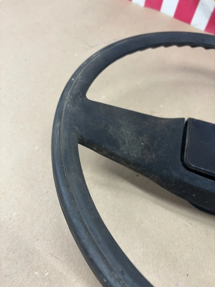 Chevrolet GMC K10 c10 K5 1978 87 1991 manija de dirección proyecto anillo negro cuadrado Foto 2 de 4