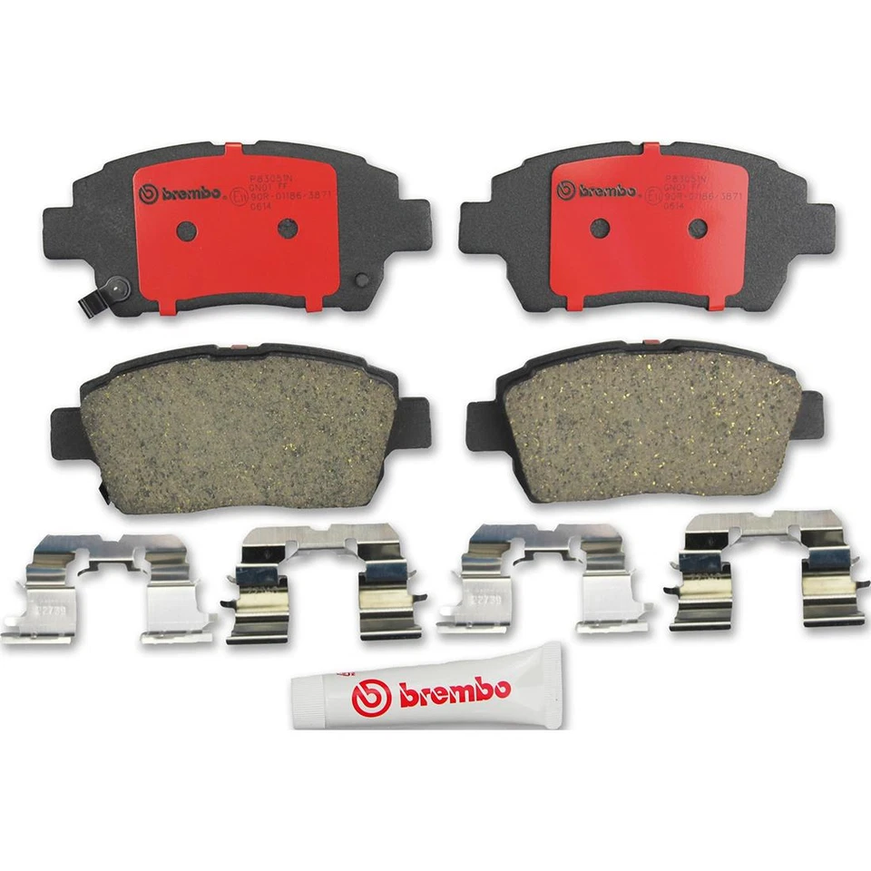 Conjunto de pastilhas de freio dianteiras Brembo cerâmica OE para 2000 2001 Toyota MR2 Spyder - Imagem 3 de 3