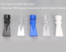 Fish Tank Duckbill Sprinkler Universal 360 Degree Adjustable Water Output Nozzle