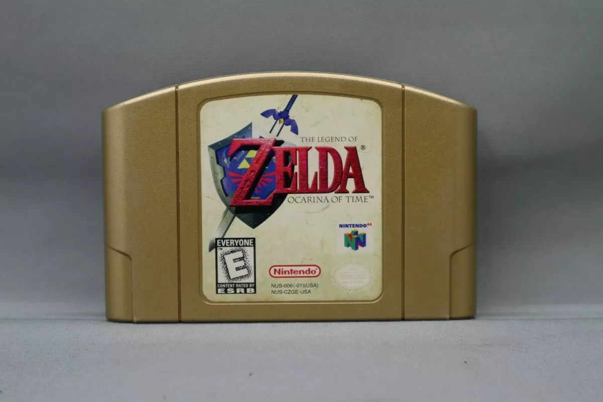 Legend of Zelda Ocarina of Time Gold Collector's Edition Nintendo 64 Game