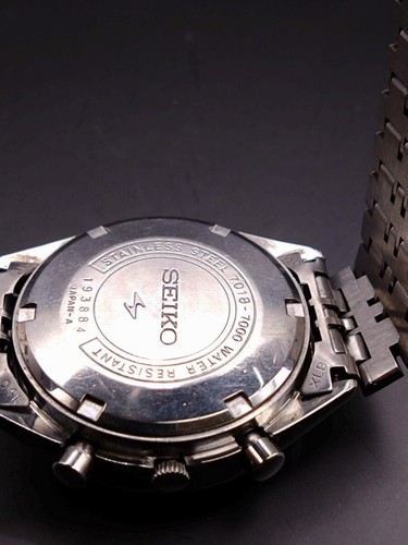 Vintage 1971 JAPAN SEIKO CHRONOGRAPH 7018-7000 23Jewels Automatic Rare, USED JP - Picture 8 of 11