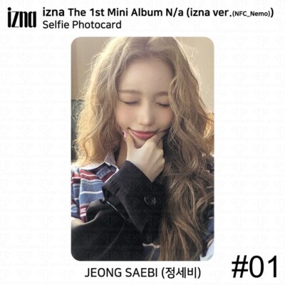 IZNA The 1st Mini Album N/a NFC_Nemo ver Official Selfie Photocard