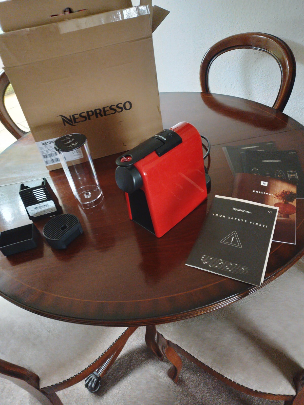 Nespresso ESSENZA mini coffee machine eBay