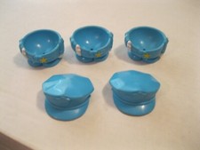 Nerfuls Parker Brothers 1985 Officer Bob- Lot of 3 Bodies  2 Head Pieces
