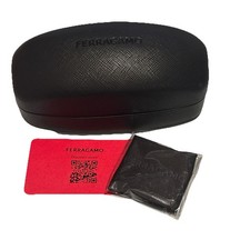 Salvatore Ferragamo New Authentic Eyeglass/Sunglass Case W/ Cloth -Hard Case