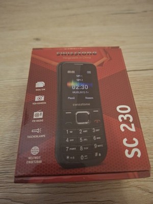 Swisstone SC230 Seniorenhandy Tastenhandy mit Dual Sim in Schwarz NEU