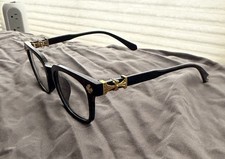 Chrome Heart Styled Blue Light Glasses Black ...