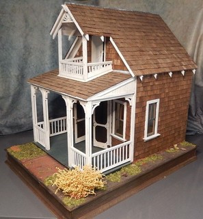 Summer House Designed by Noel Thomas Artisan Dollhouse Miniature 1:12