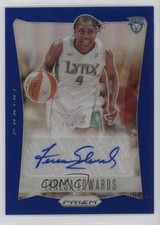 2024 Prizm WNBA Throwback Signatures Blue 34/75 Teresa Edwards Auto HOF 1a39