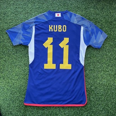 Takefusa Kubo - Japan 2022 Official Jersey Shirt Kit - JPN 2XL