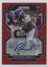 2021 Panini Prizm Rookie Red Wave 35/149 Patrick Jones II #437 Auto 0us8