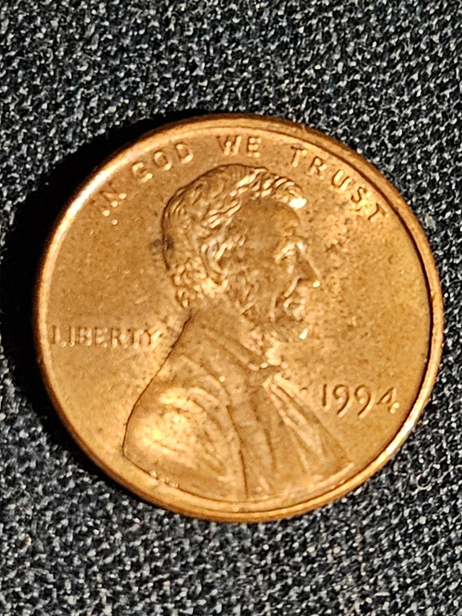 1994 Penny Errors No Mint Mark, Close AM, Die Chip Head, (AU) | eBay