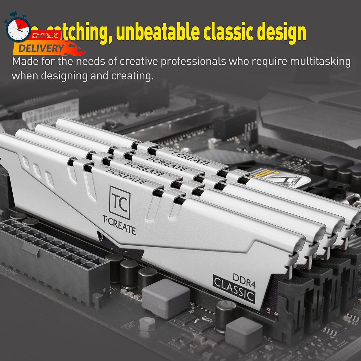 TEAMGROUP T-Create Classic 10L DDR4 32GB Kit (2 X 16GB) 3200Mhz