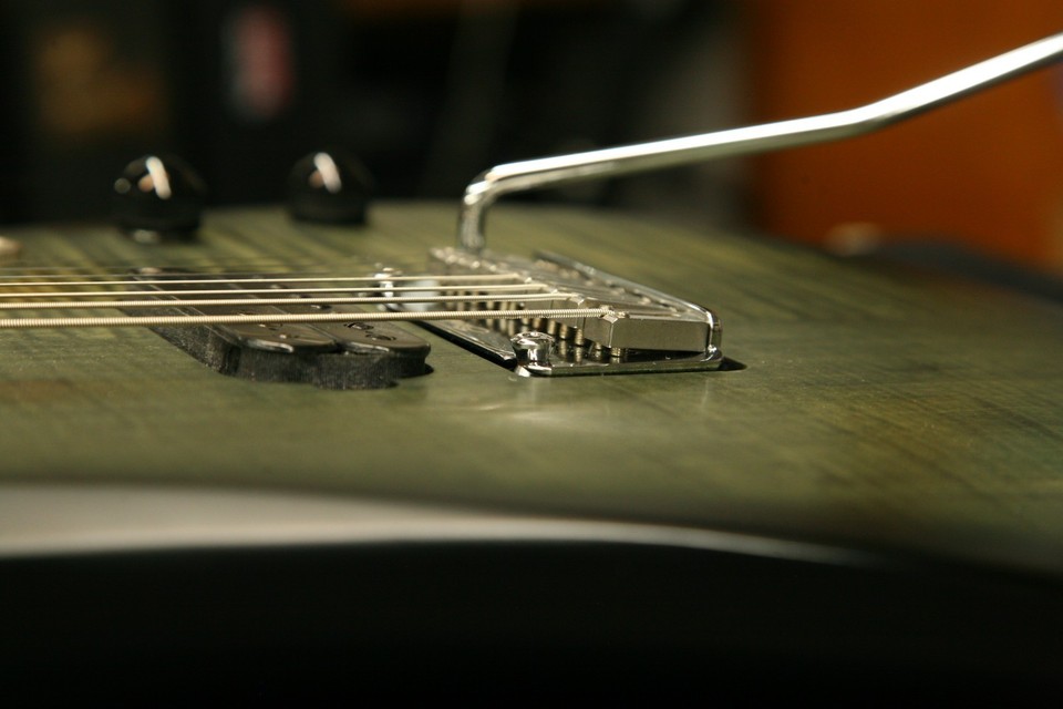 Sterling Sterling JP150FM - Trans Green Satin - 7-String Electric ...