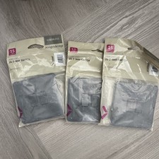 3 x KNIGHTSBRIDGE SCREWLESS FLATPLATE SWITCHES Anthracite 2G 2 way SF300AT