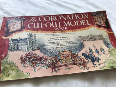 Queen Elizabeth 2nd Cut Out Coronatio Book