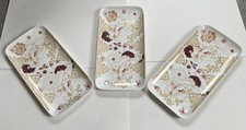 Maxwell Williams~Kimono~Fine Bone China~Tace do serwowania X 3~Nieużywane~12” na 6” ~W idealnym stanie