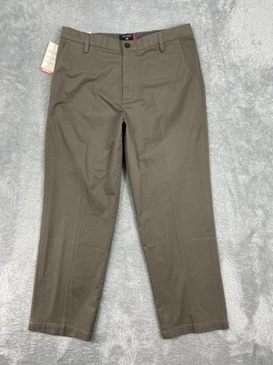Dockers Pants Mens 36x29 Brown Workday Khaki Classic Fit Smart 360