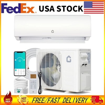  9000 BTU Mini Split Air Conditioner Heating & Cooling System Up to 450 Sq.Ft