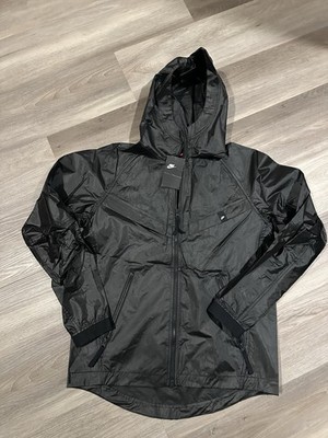 Nike Sportswear HD QS Windrunner Hooded Jacket, Black, Size Medium - Brand New