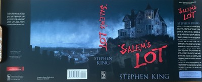 SALEM S LOT -STEPHEN KING. MINT DUST JACKET FOR DELUXE GIFT EDITION Cemetery D.