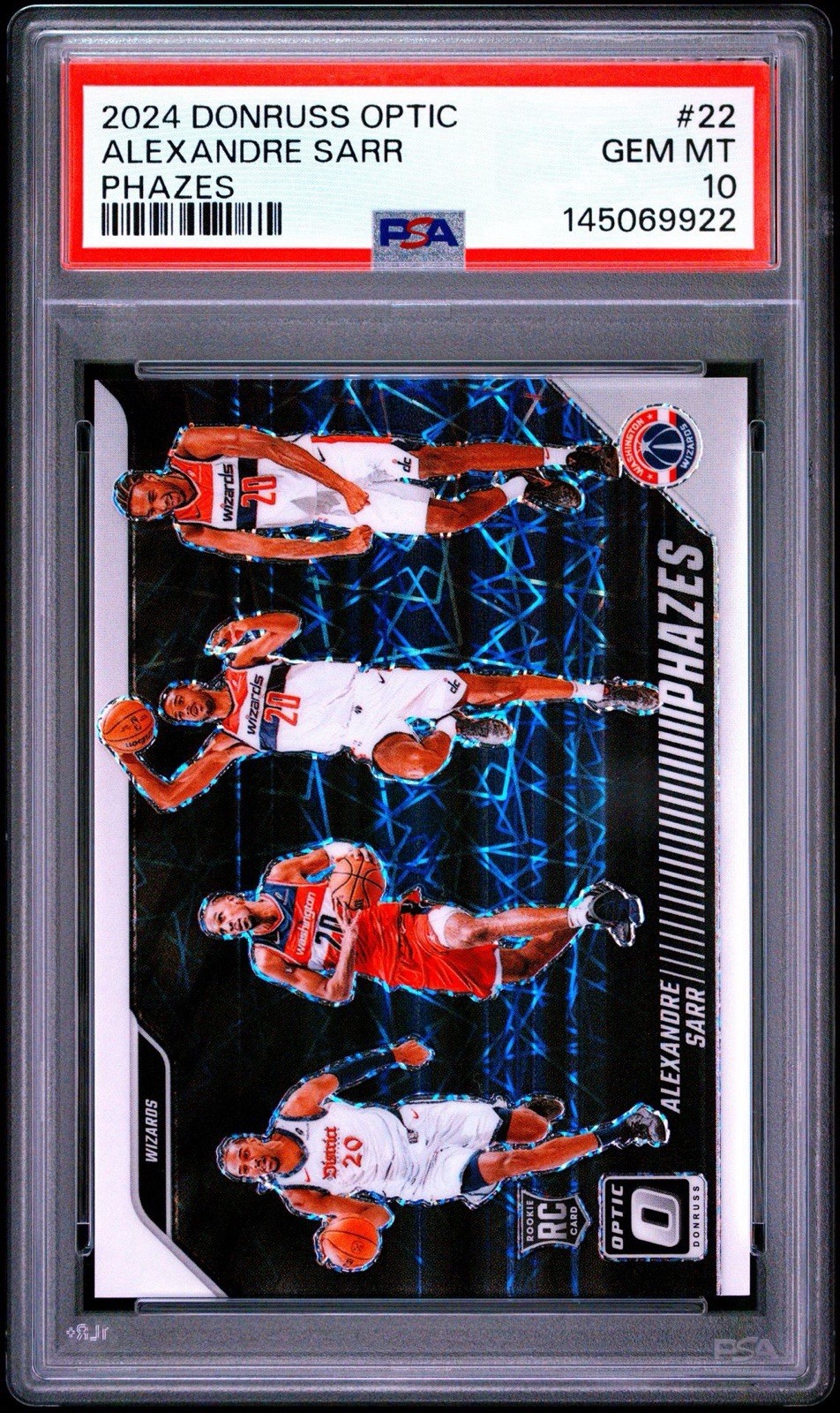 Alexandre Sarr 2024-25 Panini Donruss Optic Phazes psa 10 🔥