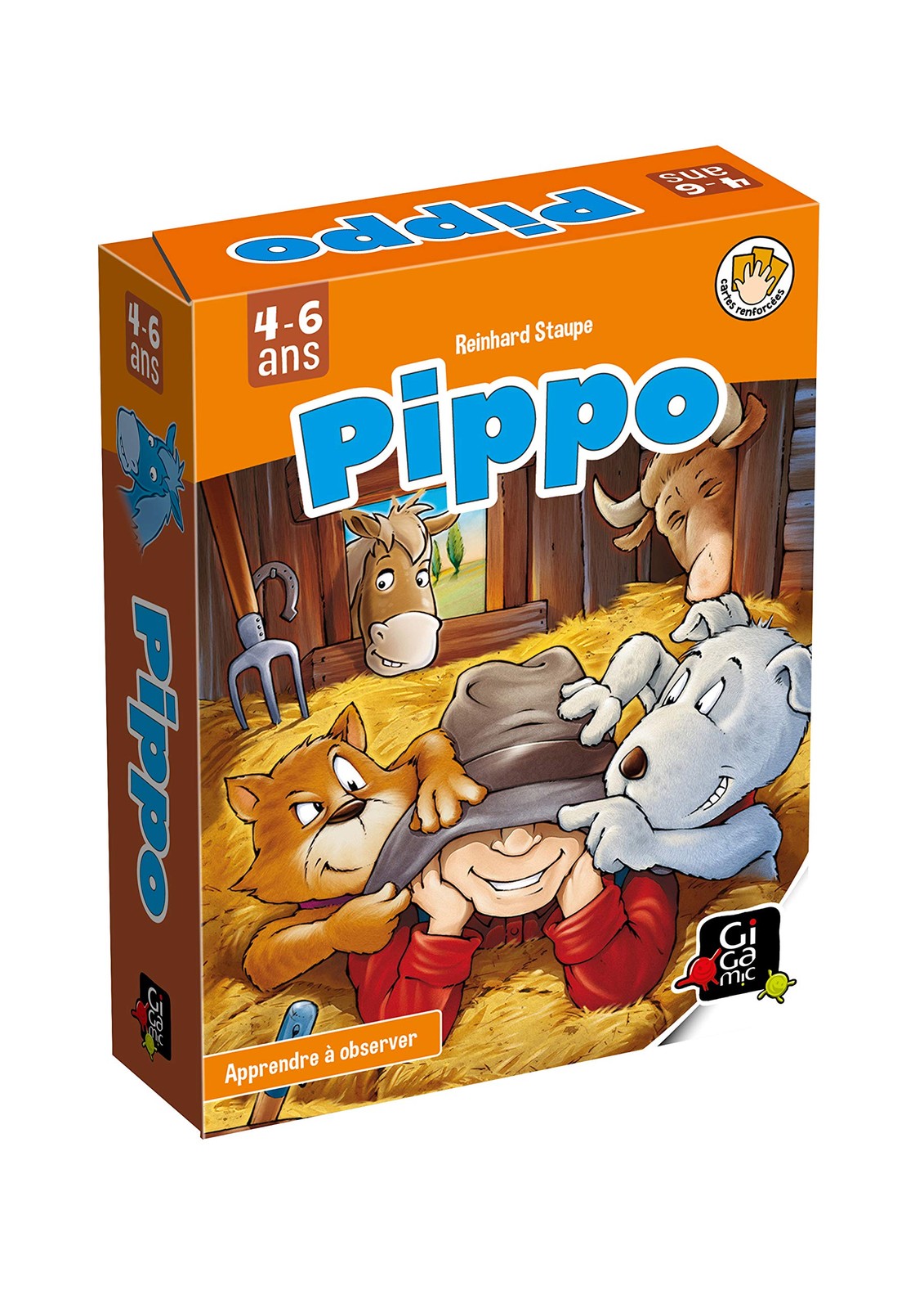 Jeu de cartes Pippo NF AMJPI L-852, idéal pour les vacances et voyages