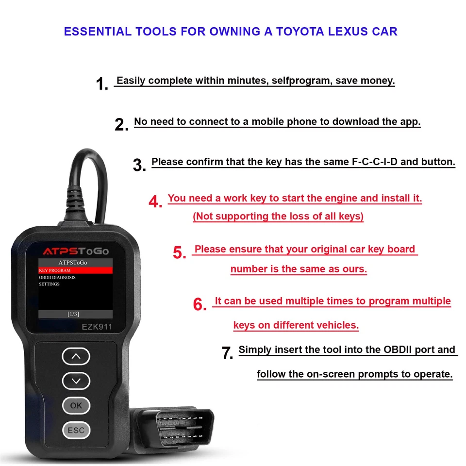 For 2007 2008 2009 2010 2011 TOYOTA CAMRY AVALON Smart Remote Key Fob HYQ14AAB - Image 4 of 4