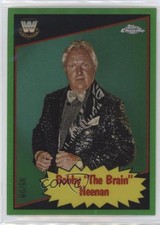2025 Chrome WWE 1985 Topps Legends Neon Green Refractor 95/99 Bobby Heenan 3hd