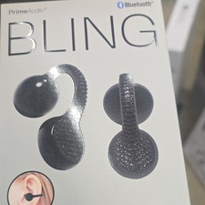 PrimeAudio BLING Bluetooth Wireless In-Ear Earbuds Black