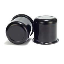 2Pcs 3.19inch Aluminum Trailer Wheel Center Cap Push Through 3.19" Bore 3.14"