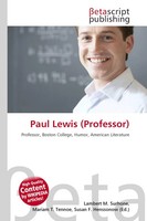 Lambert M. Surhone (U. A.) | Paul Lewis (Professor) | Taschenbuch | Englisch