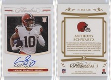 2021 Panini Flawless Rookie Shadow Signatures /25 Anthony Schwartz Auto RC