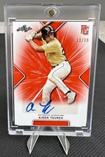 2021 Leaf Aiden Taurek Auto Perfect Game National Showcase Orange /30 #BA-AT1
