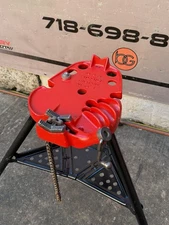 Ridgid 450 1/8 to 5 inch Tripod Pipe Vise for Rigid Pipe Great Shape #5