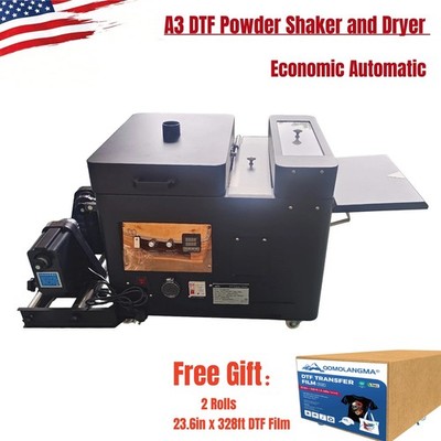 A3 Economic Automatic DTF Powder Shaker and Dryer for DTF Printing on T-Shirts