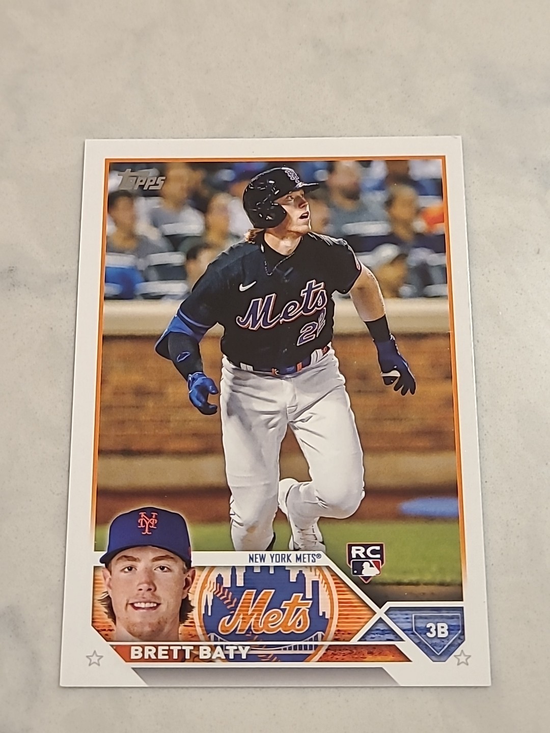 2023 Topps Series One- Brett Baty (RC) #89 METS