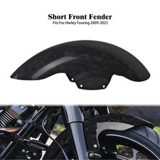 Forged Carbon Fiber Front Short Fender For Harley Touring Street Glide 2009-2023