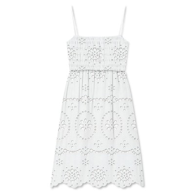 Saint Barth Damen Minikleid Weiß Größe L