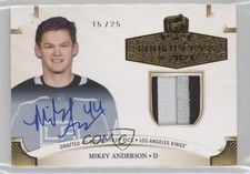 2020 The Cup Rookie Class of 2021 Gold Foil 15/25 Mikey Anderson Patch Auto 0of2