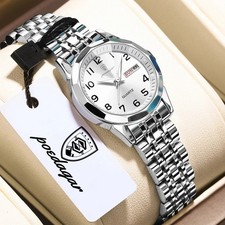 Luxury Ladies Wristwatch Waterproof Luminous Date Womens Quartz Watch