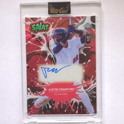 Wild Card Splat Justin Crawford Autograph Serial #SBRED05-JCA 1/2
