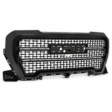 Fit For Gmc Sierra 1500 2019 2020 2021 Gloss Black Front Upper Grill Fit For Gmc Sierra 1500 2019 2020 2021 Gloss Black Front Upper Grill