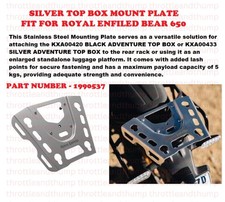 CONVIENT POUR PLAQUE DE MONTAGE SUPÉRIEURE EN ARGENT COMPATIBLE AVEC ROYAL EN...