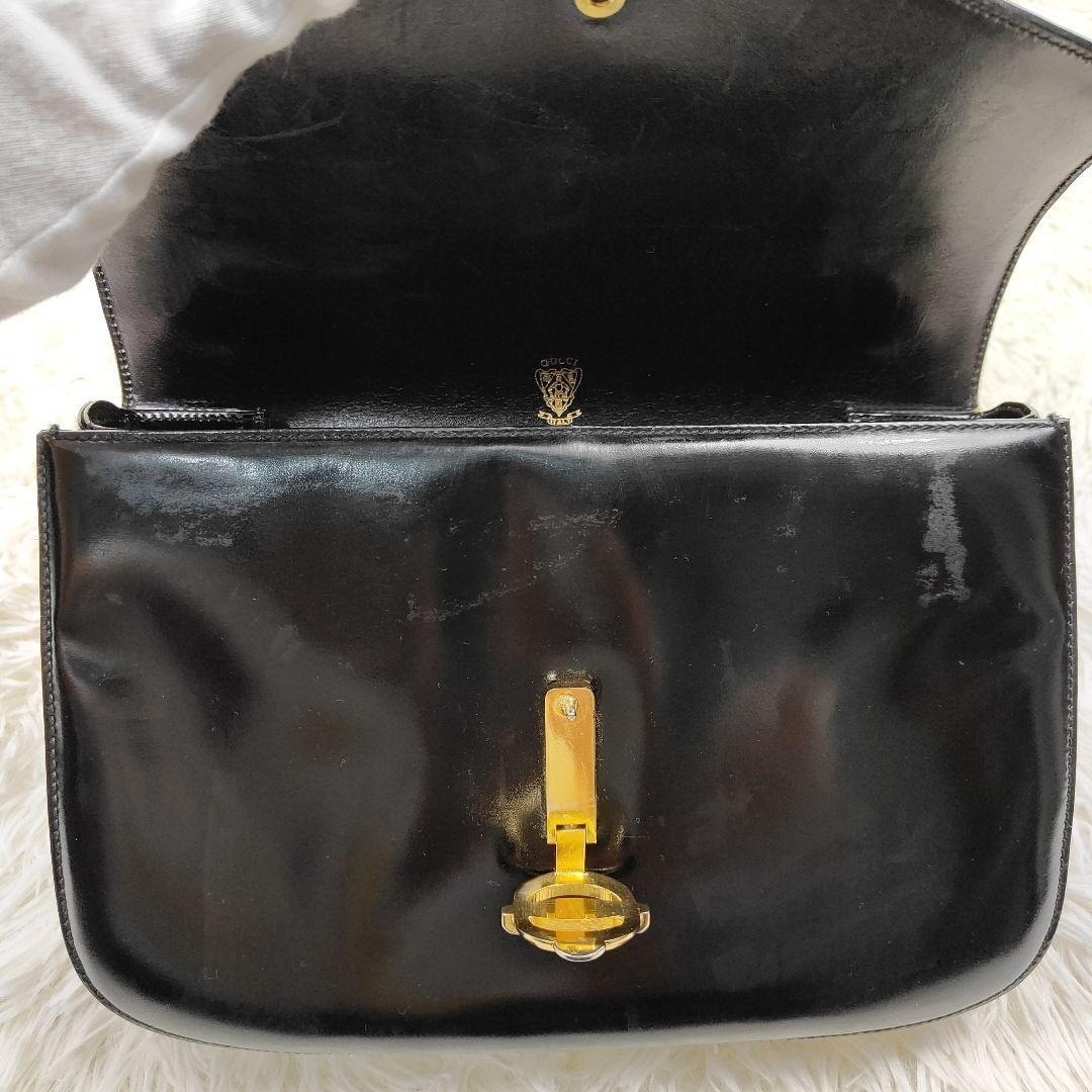 [Authentic Used] Old GUCCI GG Interlocking Logo H… - image 14