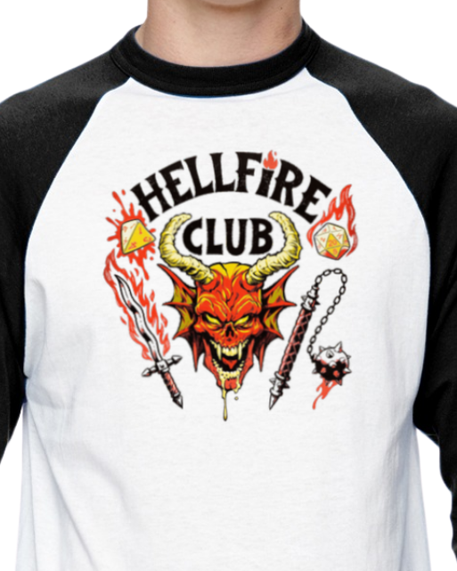 ***NEW*** Stranger Things Hellfire Club Logo Unisex T-Shirt - Eddie Munson