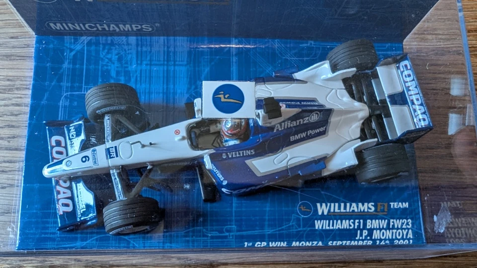 MINICHAMPS 1/43 F1 WILLIAMS BMW FW23 MONTOYA 2001 MONZA - Photo 3/4